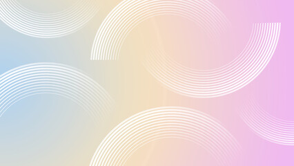 Fototapeta premium Gradient pastel pink yellow patterned desktop wallpaper