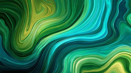 Green and blue marble effect creating stunning visuals