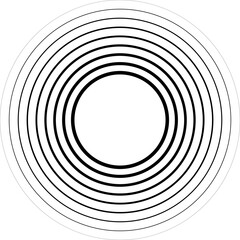 Circle line dynamic pattern. Technology elements