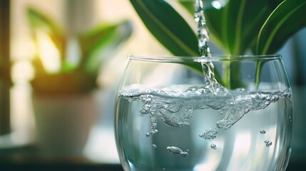 Close up of plastic-free water packaging solutions offering alternatives to bottled water made from plant-based materials, reducing plastic waste in the beverage industry