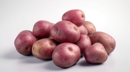 Red potatoes pile