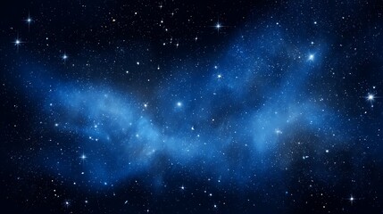 Obraz premium Serene expanse of ethereal cosmic beauty