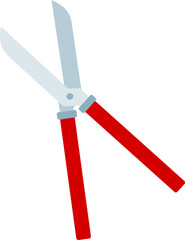Illustration of a Gardening Tool: Pruning Shears