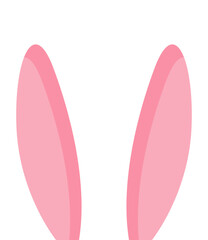 Pink Bunny Ears Illustration
