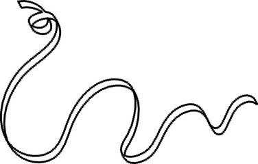 Ribbon pixel 8bit icon. Holiday decoration