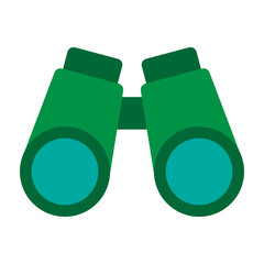 Binoculars Vector Flat Icon Design