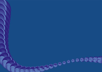 circular pattern that rotates following the wave pattern