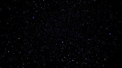 Obraz premium Stars scattered across vast blackness night