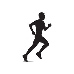 running man silhouette