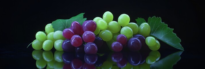 Vibrant Grapes Still Life Photography