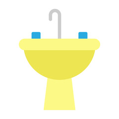 Basin Vector Flat Icon Design
