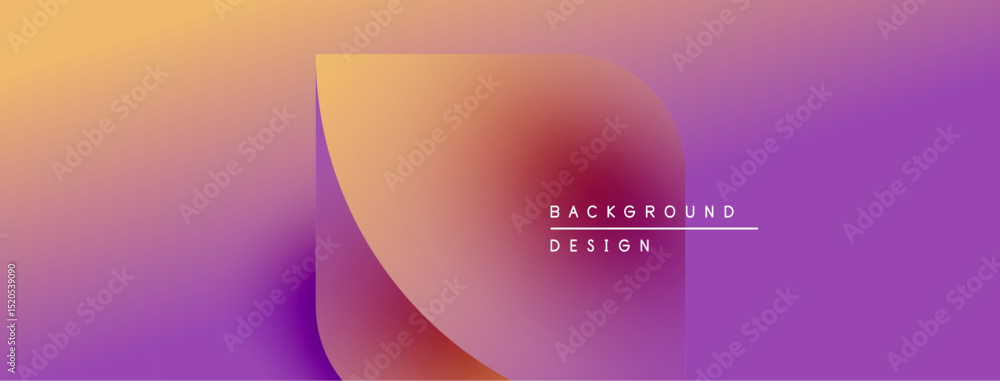 Poster Abstract gradient background. Soft colors blend, creating modern visual effect. Minimalist design with text overlay.