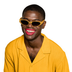 Png non binary person, transparent background