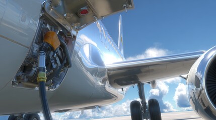 Refueling a Jet Airplane: Aviation Fueling Process