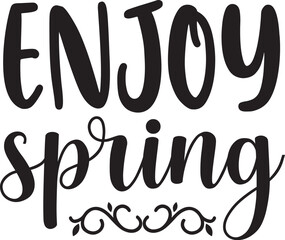 Enjoy spring svg