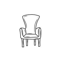 chair line sketch
