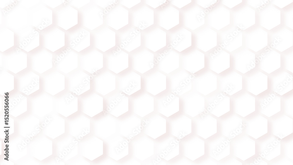 Poster black honeycomb on a white background isometric geometry. modern stylish abstract texture. template 