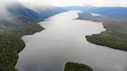 View of Lake Manowai, New Zealandv2023 feb.26
