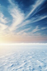 High-altitude cloud scene