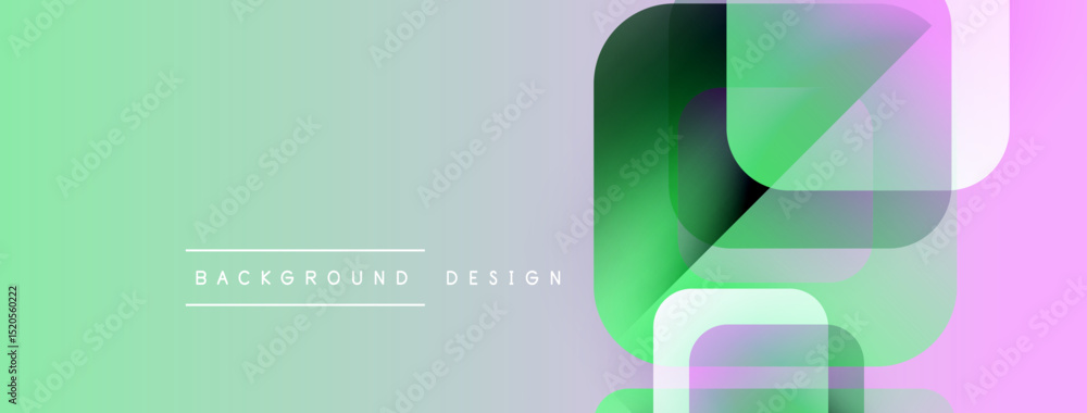 Aufkleber abstract fluid shapes, pastel colors, gradient background. modern design elements create dynamic vis