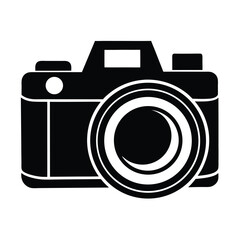 Camera with Lens Photography Icon Vector Illustration