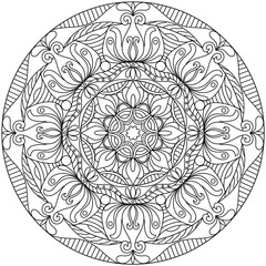 Simple Line Drawings, Line Drawings for Painting Practice, Mandala Paintings, Line Drawings for Making Coloring Books, Printings, Covers, Patterns on Product Surfaces.