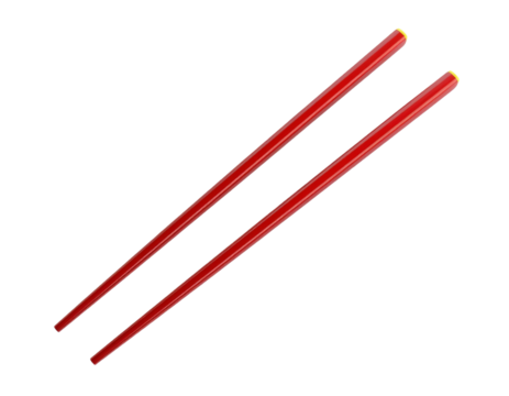 Red chopsticks asian cuisine japanese food eating utensils restaurant