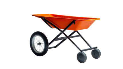 Collapsible wheelbarrow Transparent background, PNG