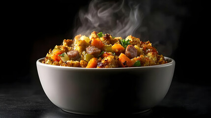 Hearty Stuffed Dish In A Bowl