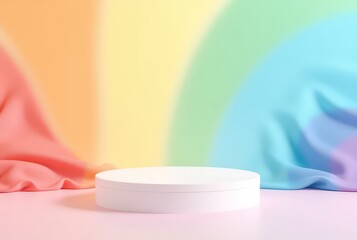 Minimal LGBT Podium Mockup