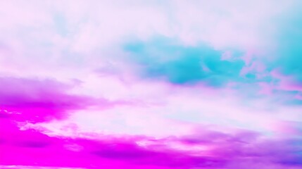 Obraz premium Dreamlike sky vibrant with fantasy colors