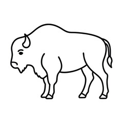 silhouette of a bull