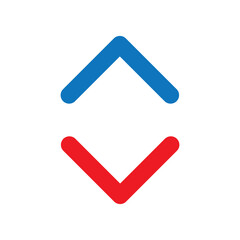 up down arrow symbol