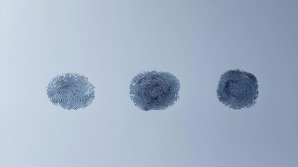 Digital Fingerprint Comparison Graphics