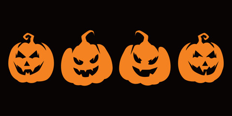 halloween pumpkin ilustration...