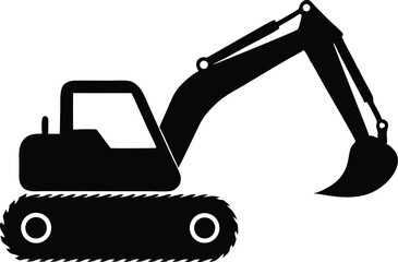 excavator vector icon