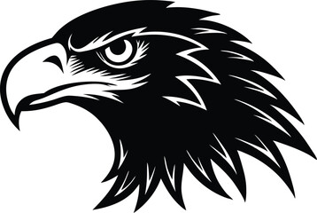 eagle head vector icon