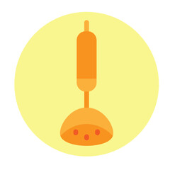 Potato Masher Vector Flat Icon Design