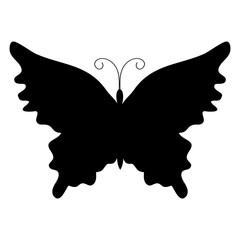 Butterflies silhouettes. Butterfly Silhouettes Vector Illustration. showcases a collection of butterfly silhouette , butterflies are perfect for backgrounds, patterns, and designs. ethereal display of
