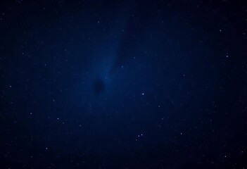 Dark blue cosmic expanse, glittering stars scattered across a deep night sky, celestial, cosmos