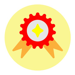 Top Pick Badge Vector Flat Icon Design