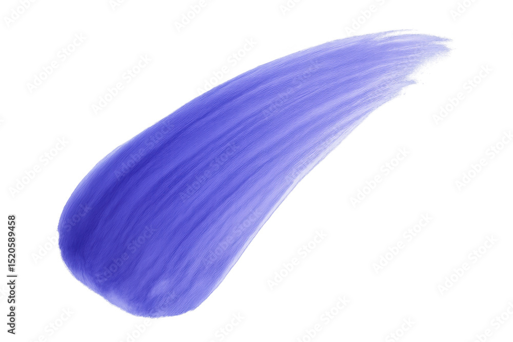 Aufkleber vivid purple brushstroke creating a dynamic, textured shape on a transparent background, ideal for a