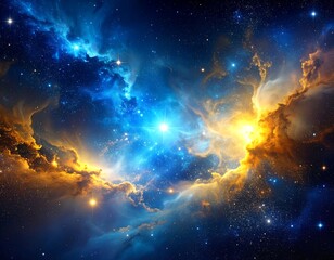 Obraz premium Colorful nebulae in deep space