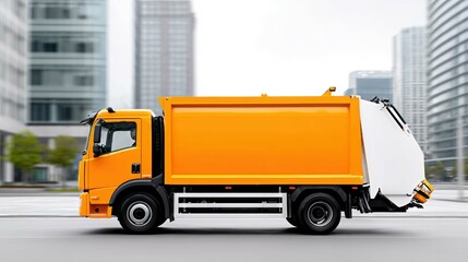 Efficient Modern Garbage Collection Truck for Urban Waste Management