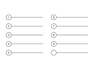 Write step by step instructions for the following design element, isolated on transparent background