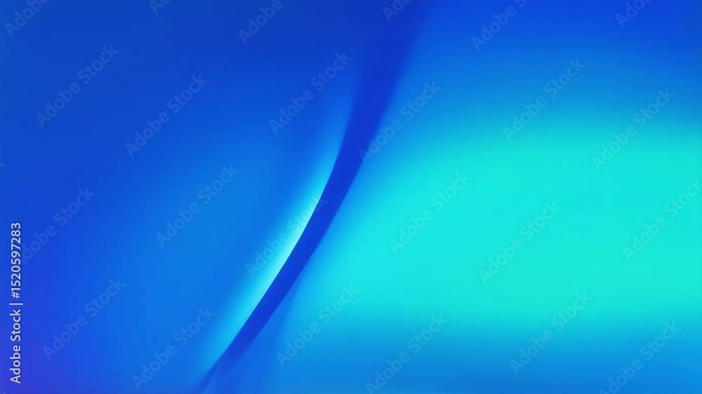 Poster Abstract Blue Gradient: Dynamic Light Shift and Color Transition