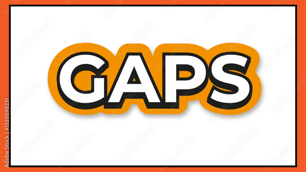 Aufkleber editable text effect in white and orange color background ready to use