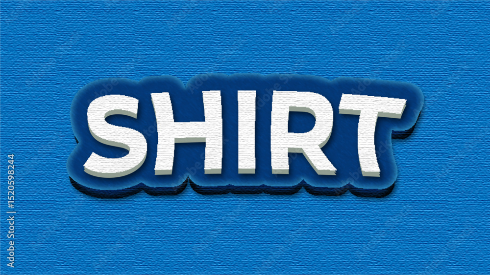 Poster editable text effect in blue background ready to use