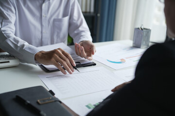 Business People Meeting Design Ideas professional investor working new start up project. Concept. business planning in office