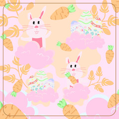 Cute background rainbow pastel color design